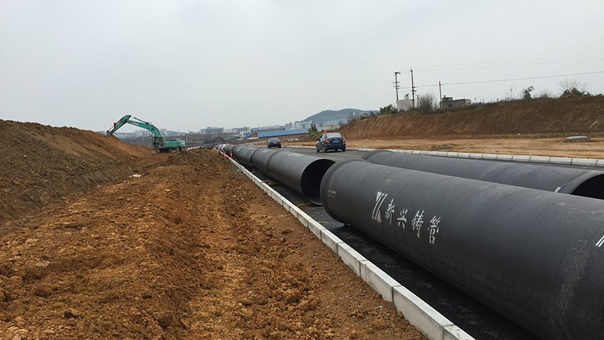 实验京东方供水包管管道工程01