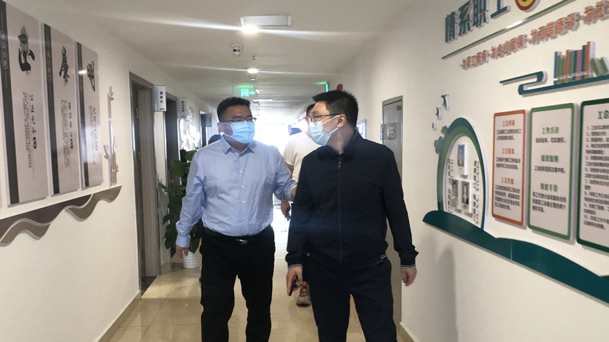 集团总会计师齐飞带队督查西津物流