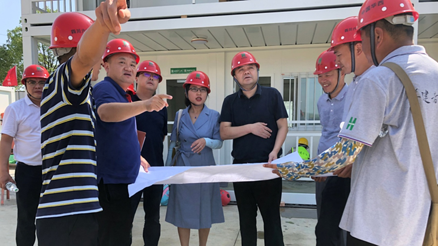 肖董、倪总现场调研