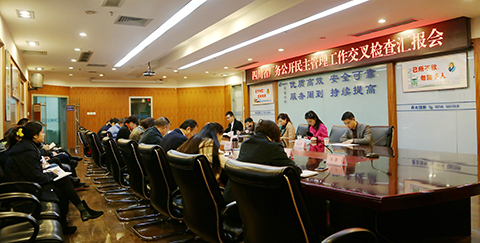 集团所属水务集团接受四川省总工会厂务果真民主治理事情检查